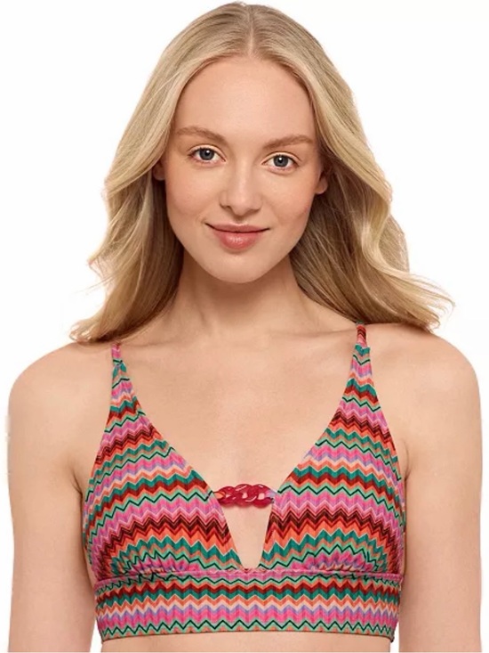 Salt + Cove Other - Salt + Cove Juniors Front Tab Midkini Top